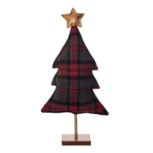 18 in. Red Plaid Tree