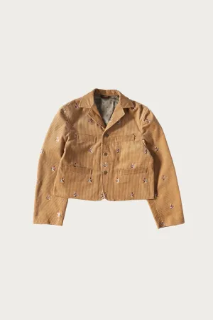8W Corduroy Embroidered Duck BUBBA-SAWYER JKT - Beige