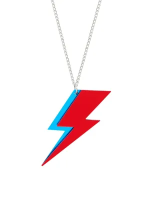 Aladdin Sane Bolt Necklace - Mirror