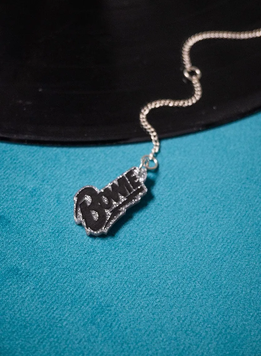 Aladdin Sane Bolt Necklace - Mirror