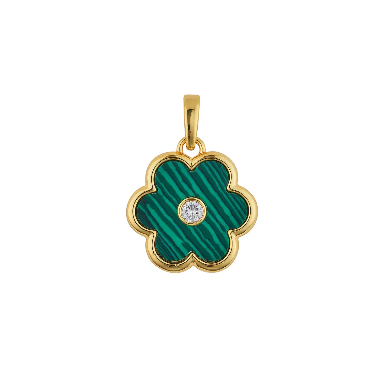 ASHA Petal Charm, Malachite