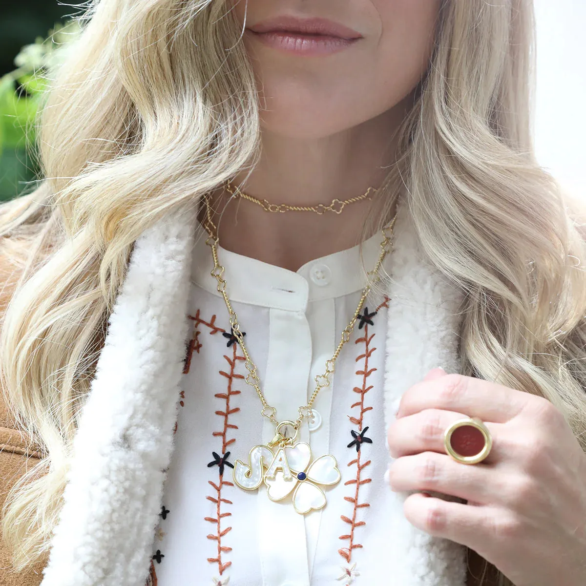 ASHA Quatrefoil Necklace