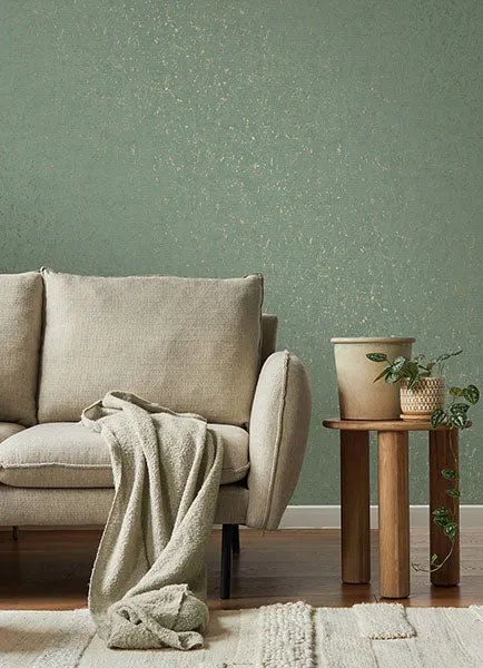 Callie Mint Concrete Wallpaper from Fusion Advantage Collection