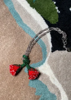 Double Rose Necklace