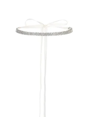 Girls Multi Color Rhinestone Embellished Special Occasion Sash