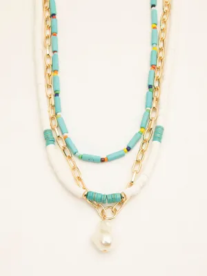 Multi Layered Beaded Necklace