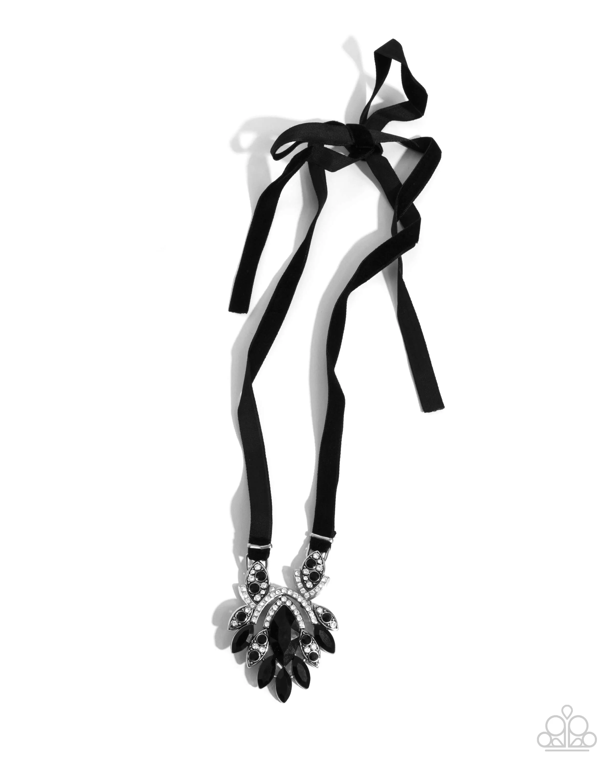 Necklaces Ravishing Ribbon - Black