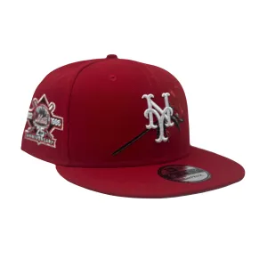 New York Mets 25th Anniversary Flower Pack Red New Era Snapback Hats