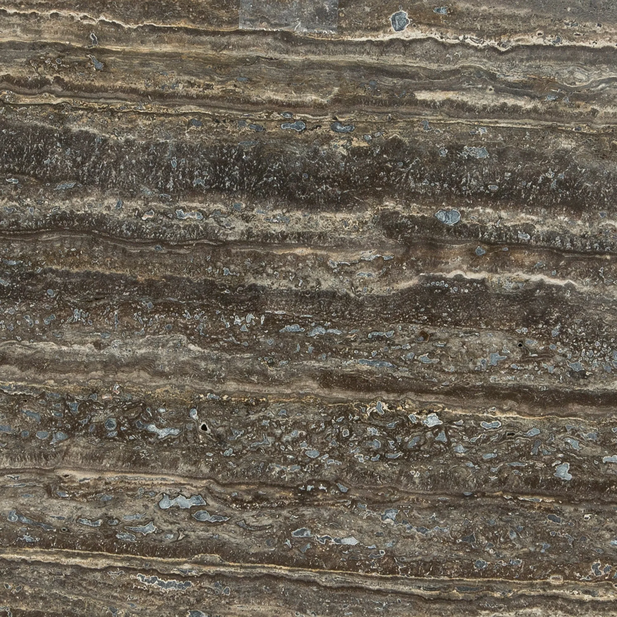 Ocean Blue Travertine Tile  Vein Cut Filled Stone Straight Edge