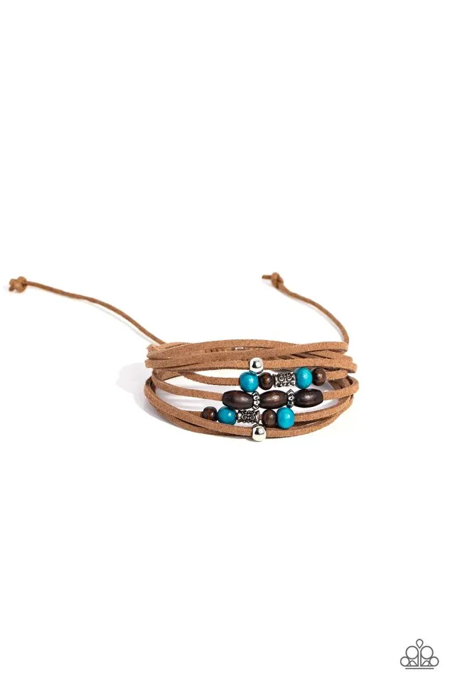 Paparazzi Bracelet ~ Absolutely WANDER-ful - Blue