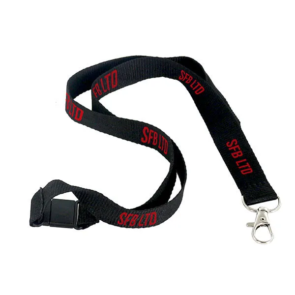 Recycled Flat Polyester Lanyard
