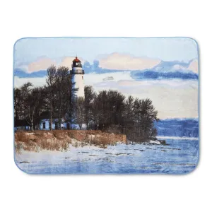 Shavel Hi Pile High Quality Luxurious And Incredibly Soft Warm Snuggly Throw Jumbo 60x80" - Lighthouse