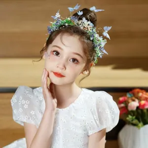 Sparkling Garden Hair Accessory Sweet Romantic Butterfly Garden Design