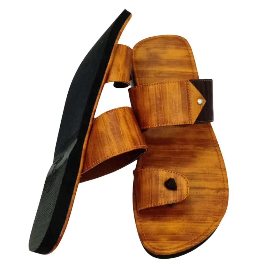 Stylish Synthetic Leather Sandals Flip Flops For Men